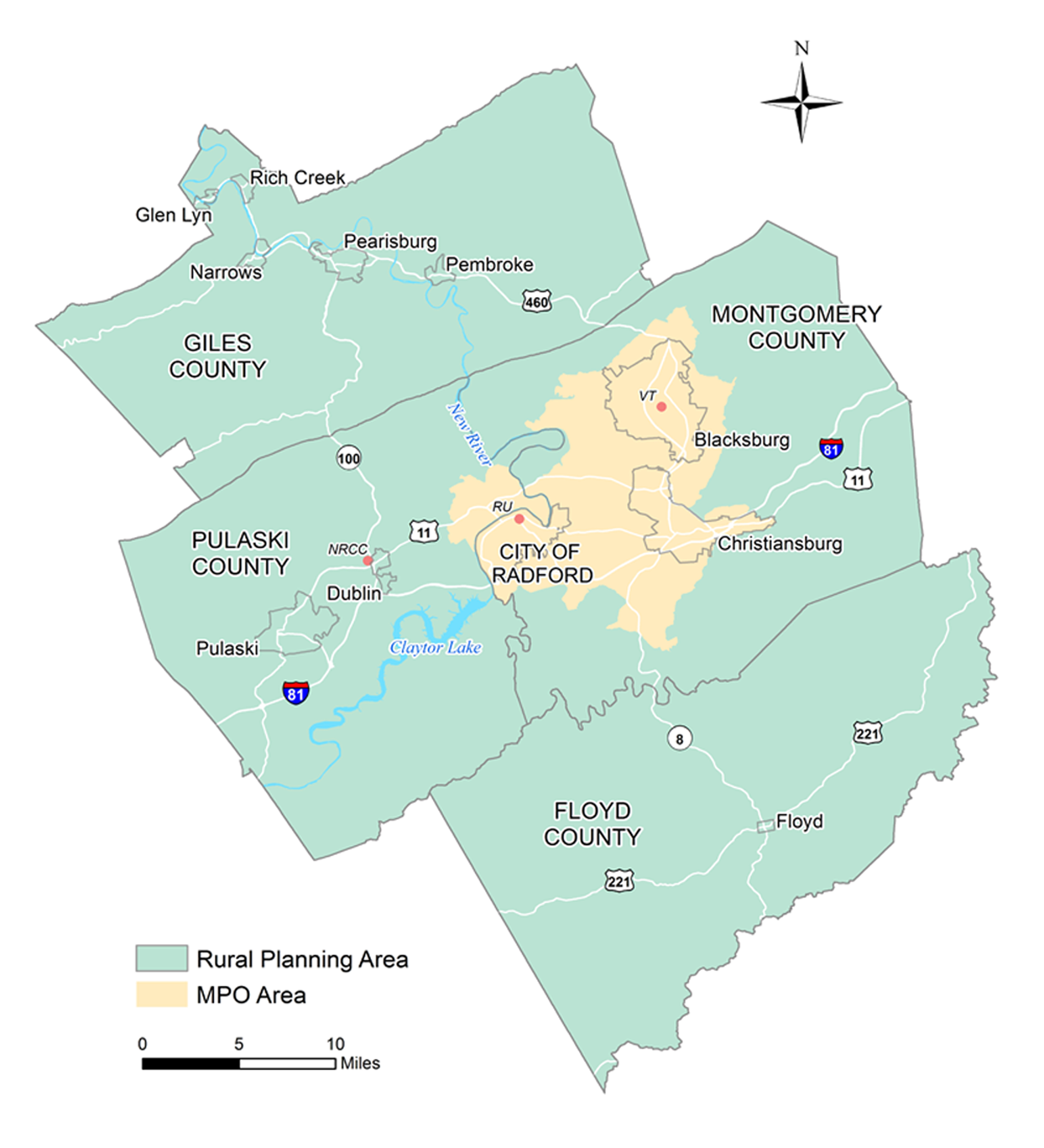 MPO and Rural Planning Area