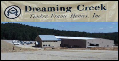 Dreaming Creek; Timber Frame Homes, Inc.